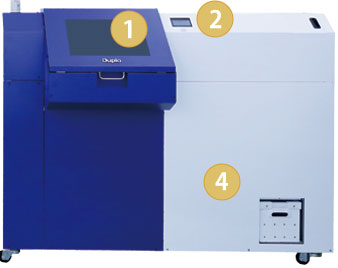 古紙100%の白い再生紙が全自動で作れます！